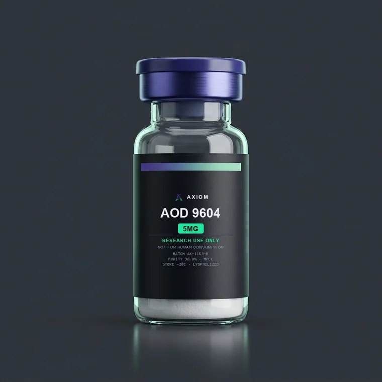 AOD 9604 5mg vial, research use only