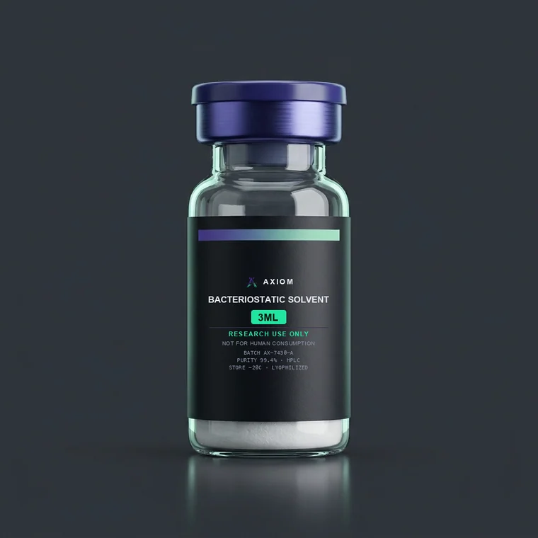 Bacteriostatic Solvent 3ml vial, research use only