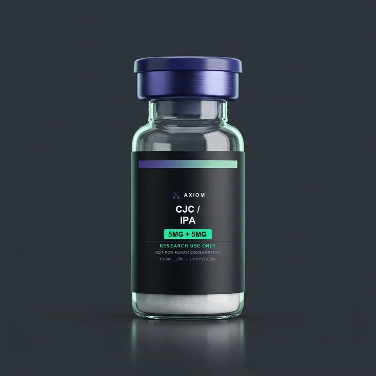 CJC / IPA 5mg + 5mg vial, research use only